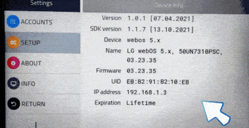 Exemplo Device ID
